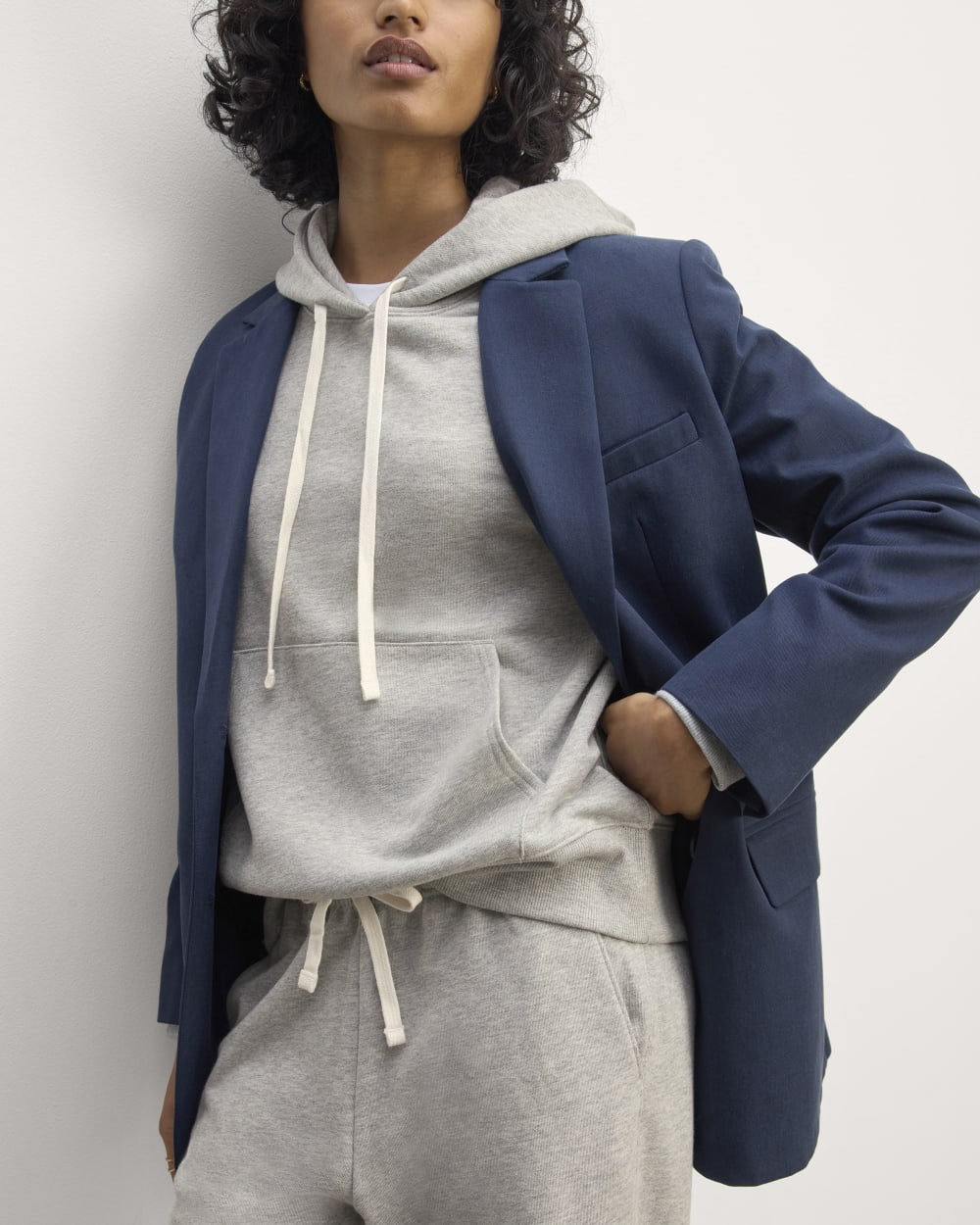 The Off-Duty Terry Hoodie | Heathered Grey - Image 5