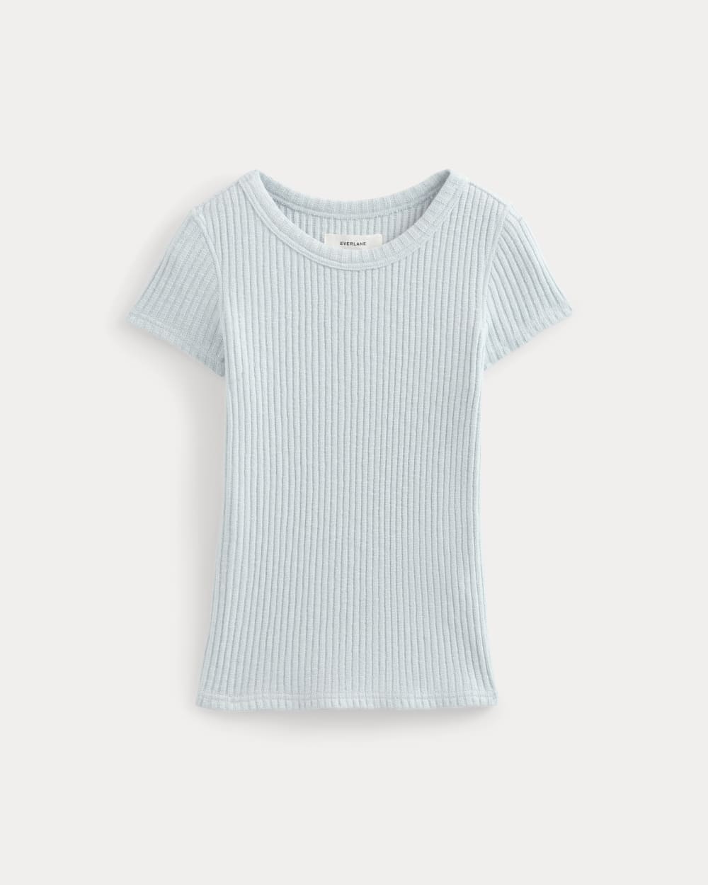 The Cozy Rib Tee | Skywriting - Image 2