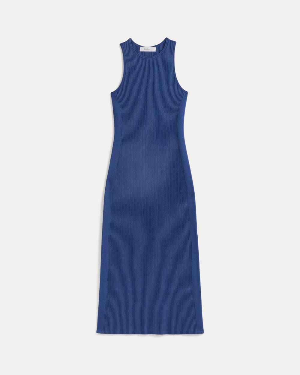 Cutaway Ribbed Midi Dress | Estate Blue - Image 2