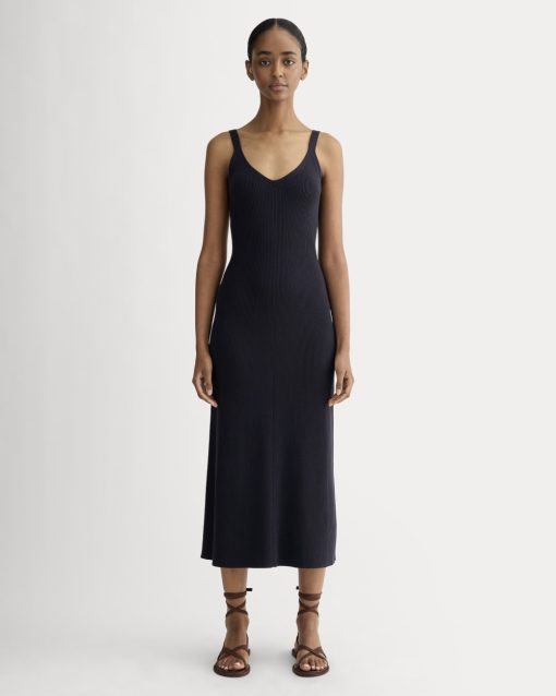 The Fine Knit Cami Dress | Navy