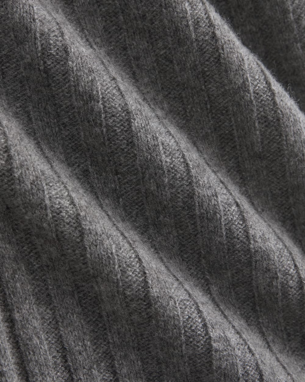 Straight-Leg Pant in Wool Cashmere | Heather Charcoal - Image 6