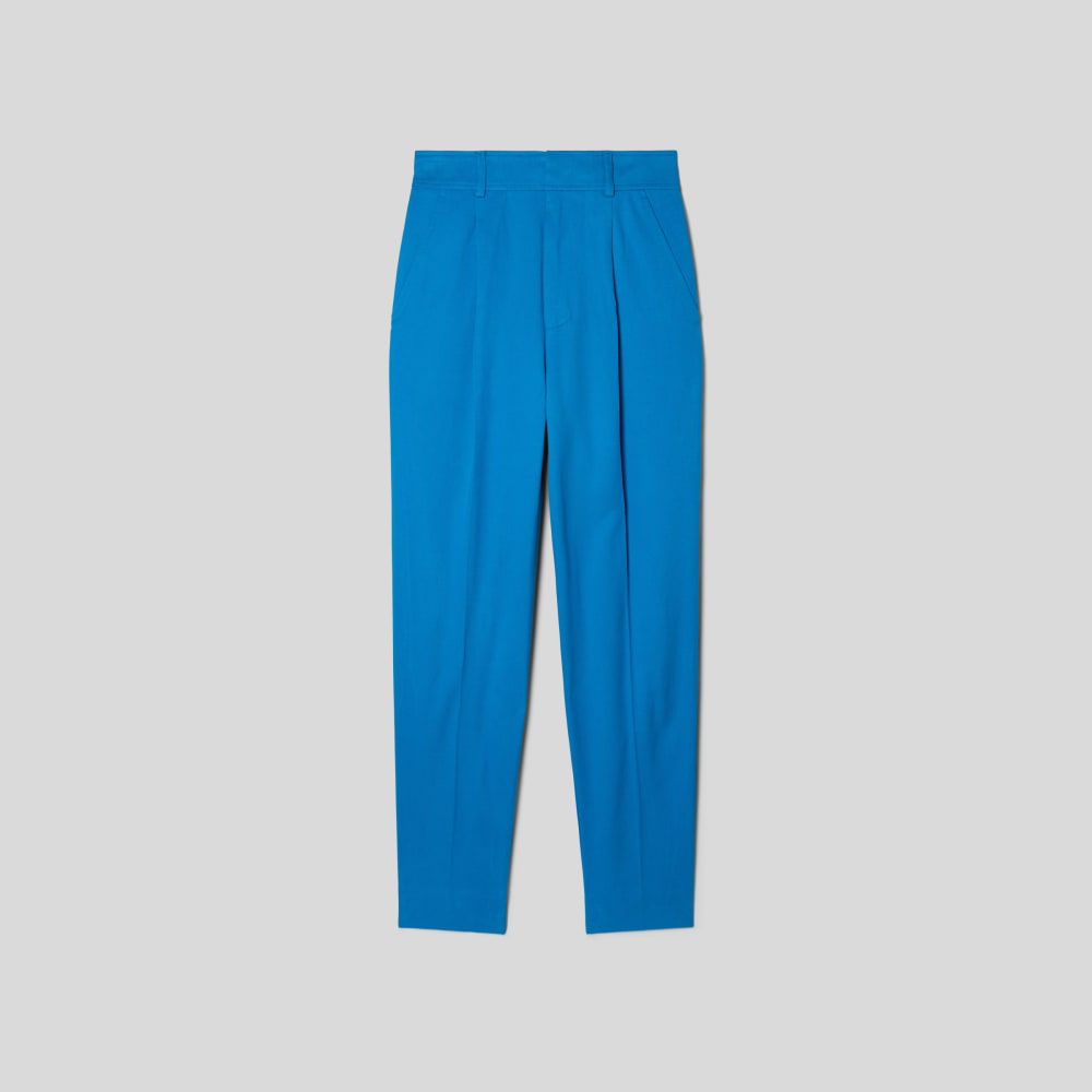 The Draper Tapered Pant in Buttersmooth | Brilliant Blue - Image 2