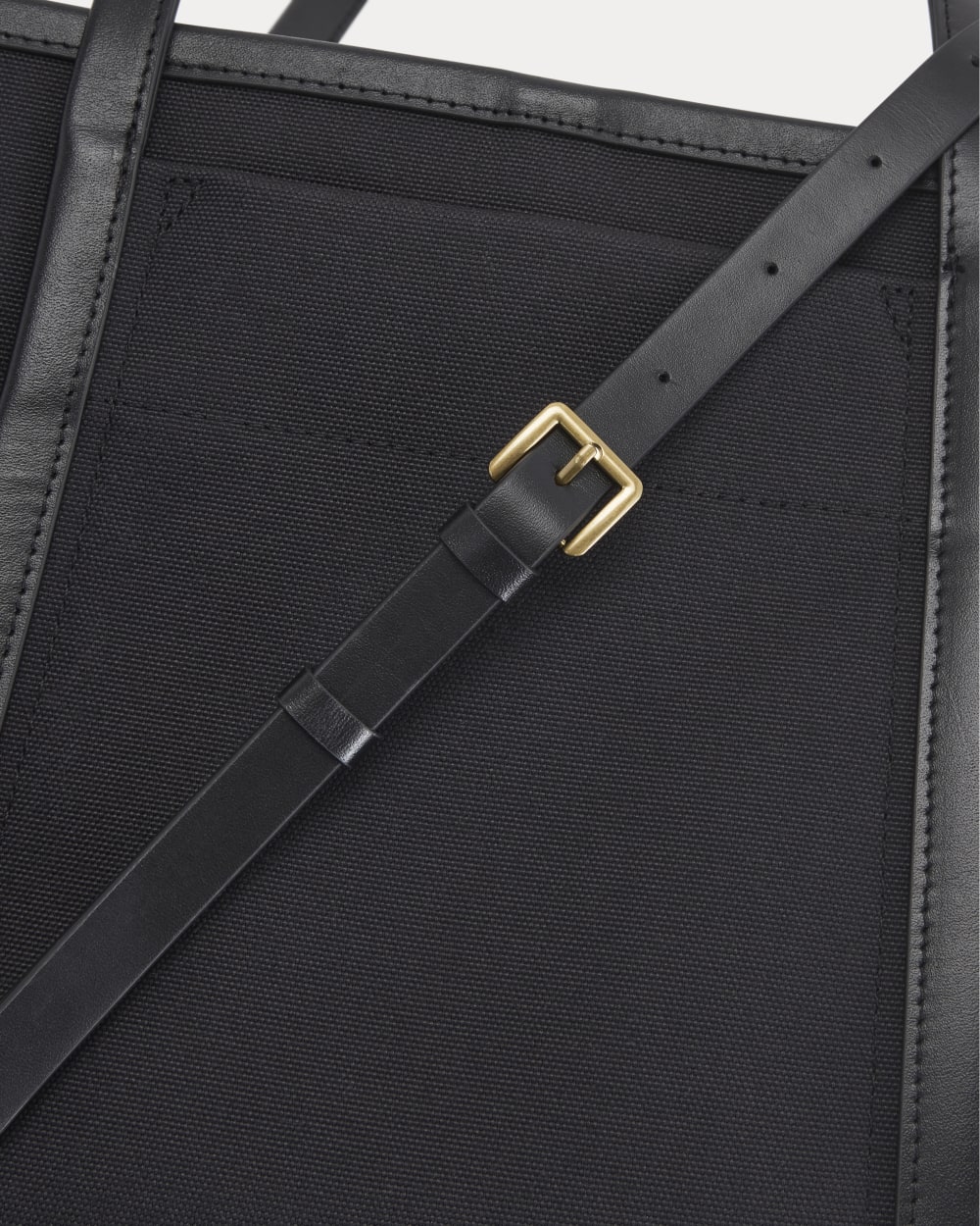 Canvas Mini Lug Tote | Black - Image 4