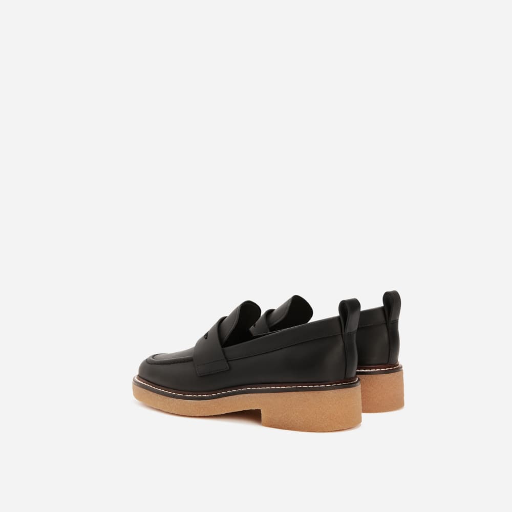The Gum Sole Penny Loafer | Black - Image 4