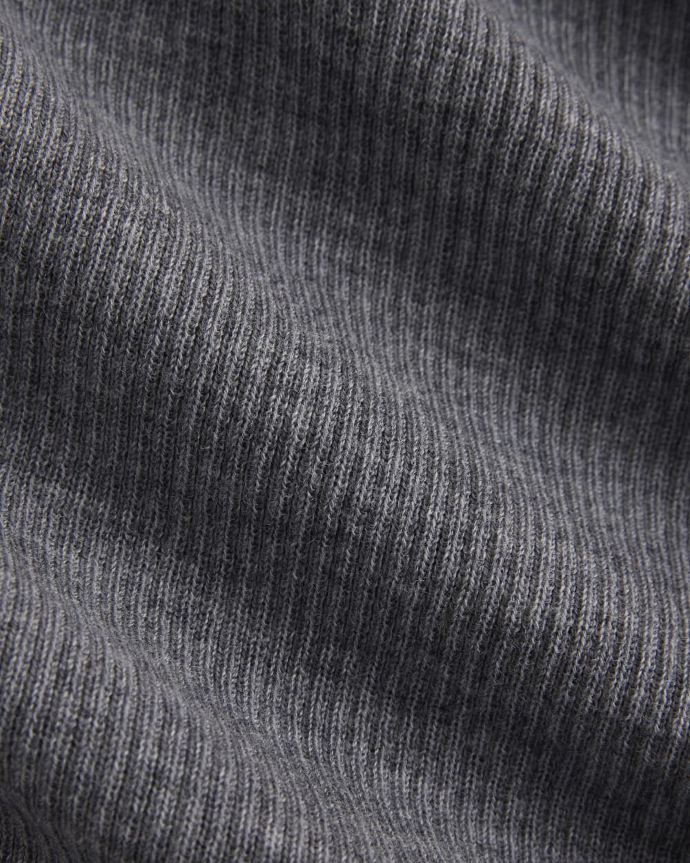 The Cardigan in Ultrasoft Merino | Heather Mid Grey - Image 3