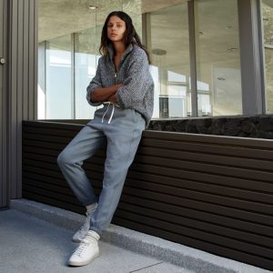 The Track Jogger | Faded Blue
