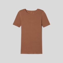Alternative view of The Luxe Rib Crew | Toasted Coconut