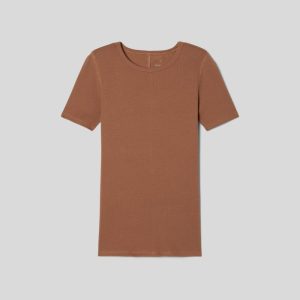Alternative view of The Luxe Rib Crew | Toasted Coconut