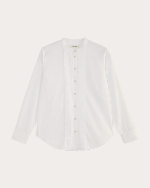 Alternative view of The Tuxedo Shirt in Silky Cotton | White
