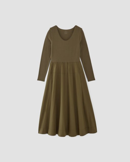 Alternative view of The Long-Sleeve Riviera Dress | Beech