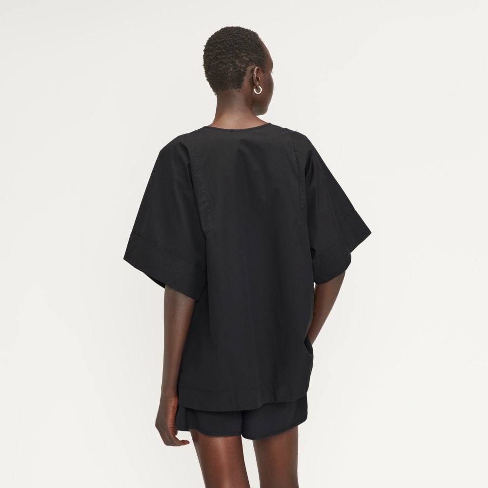 The Poplin Tunic | Black - Image 3