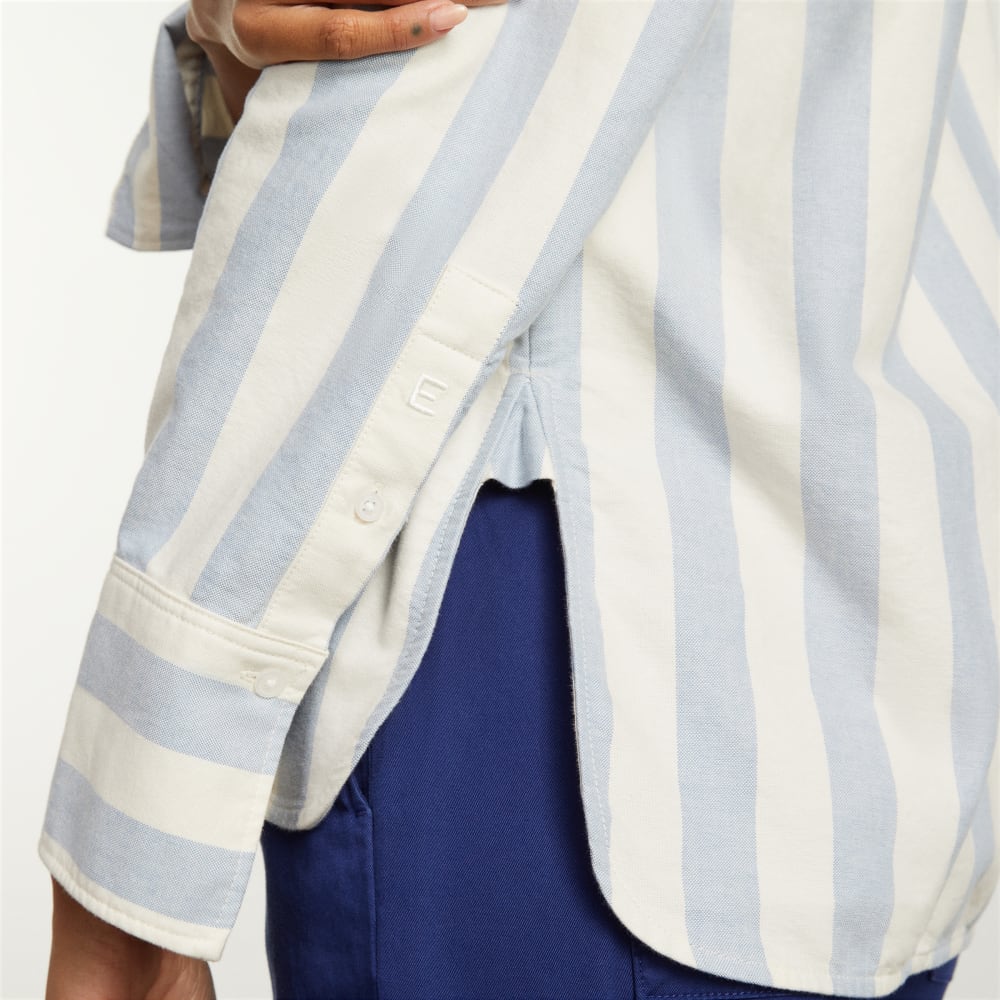 The Boxy Oxford | Blue / White - Image 8