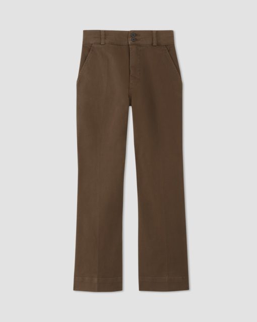 Alternative view of The Organic Kick Flare Pant | Cocoa