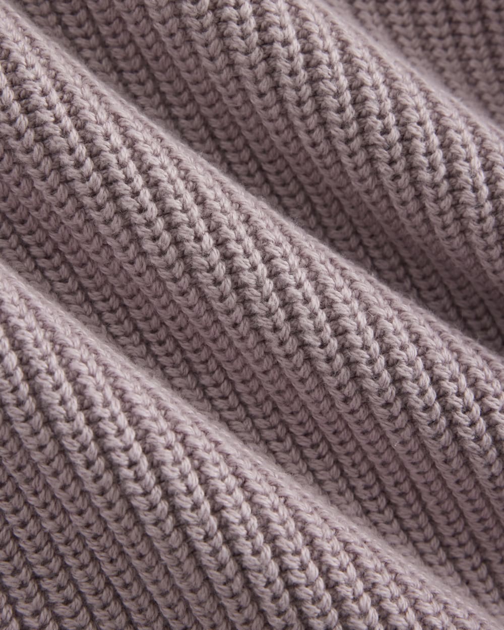 Cropped Ribbed Crew in Everyday Cotton | Burnished Lilac - Image 6