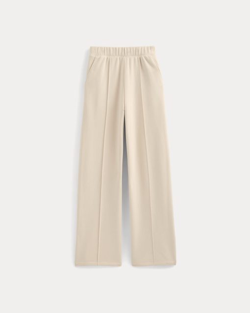 Alternative view of Lightweight Terry Pintuck Sweatpant | Parchment
