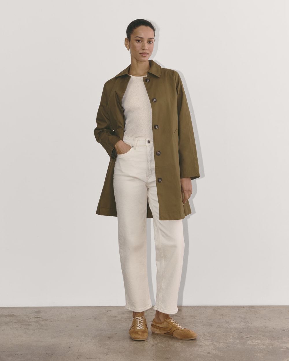 The Luxe Rib Crew | Heathered Oat - Image 3