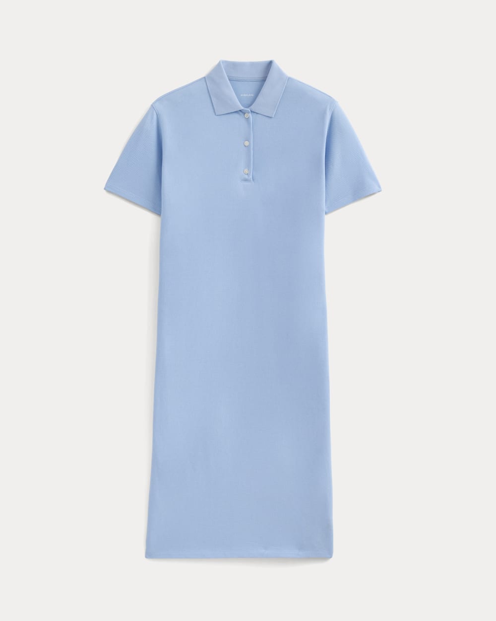 Pique Polo Short-Sleeve Dress | Open Air Blue - Image 2