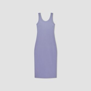 Alternative view of The '90s Rib Dress | Cornflower Blue