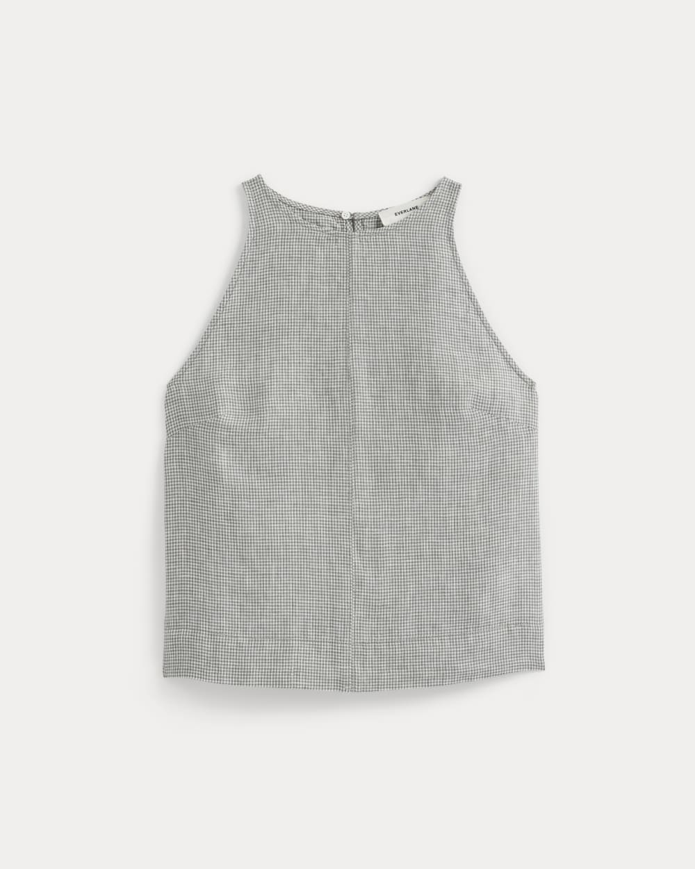 The Linen High-Neck Tank | Agave Green - Image 2