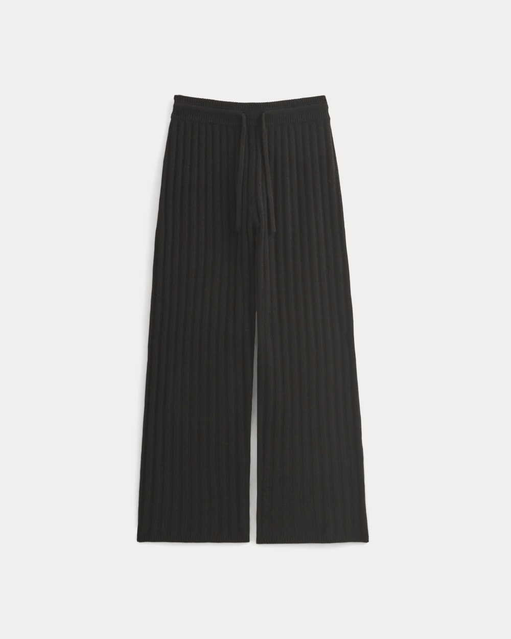 Straight-Leg Pant in Wool Cashmere | Black - Image 2