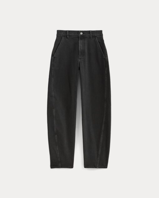 Alternative view of The Way-High® Twist Curve Jean | Washed Black