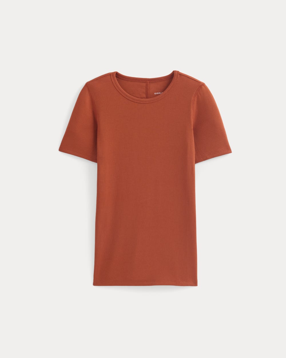 The Luxe Rib Crew | Rust - Image 2