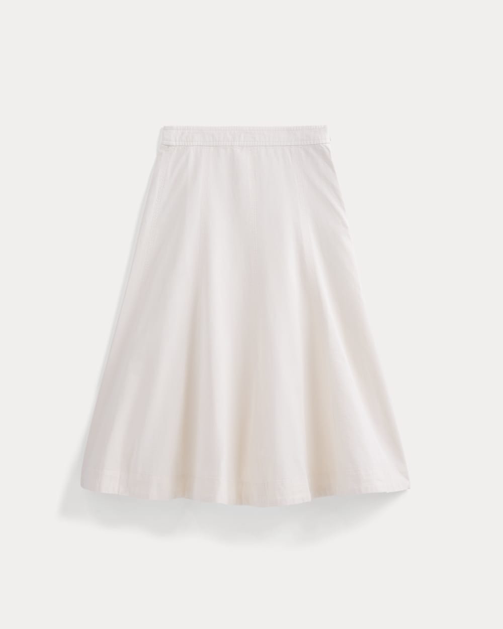 Seamed Midi Skirt | Bone - Image 2