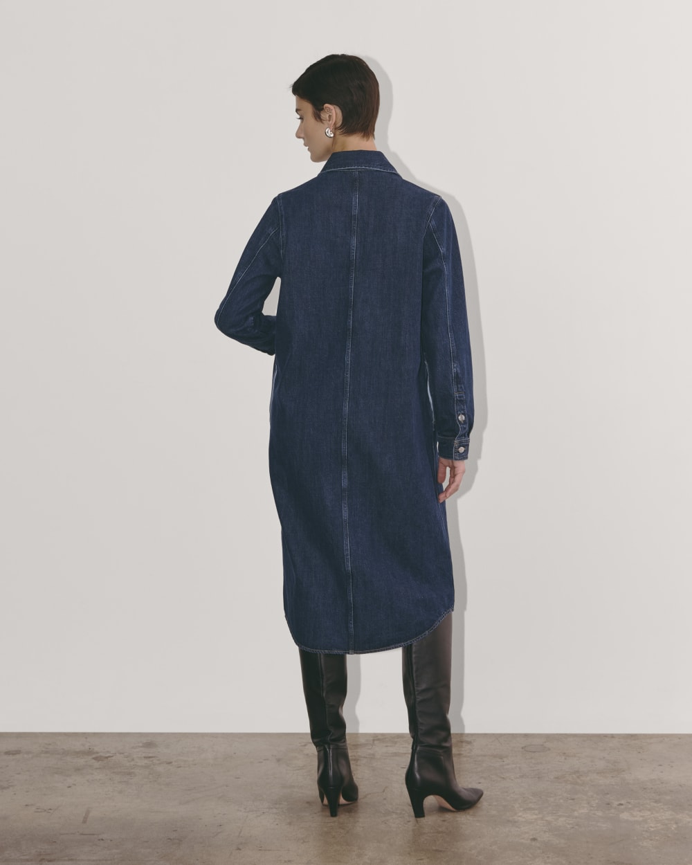 The Denim Shirtdress | Indigo - Image 5