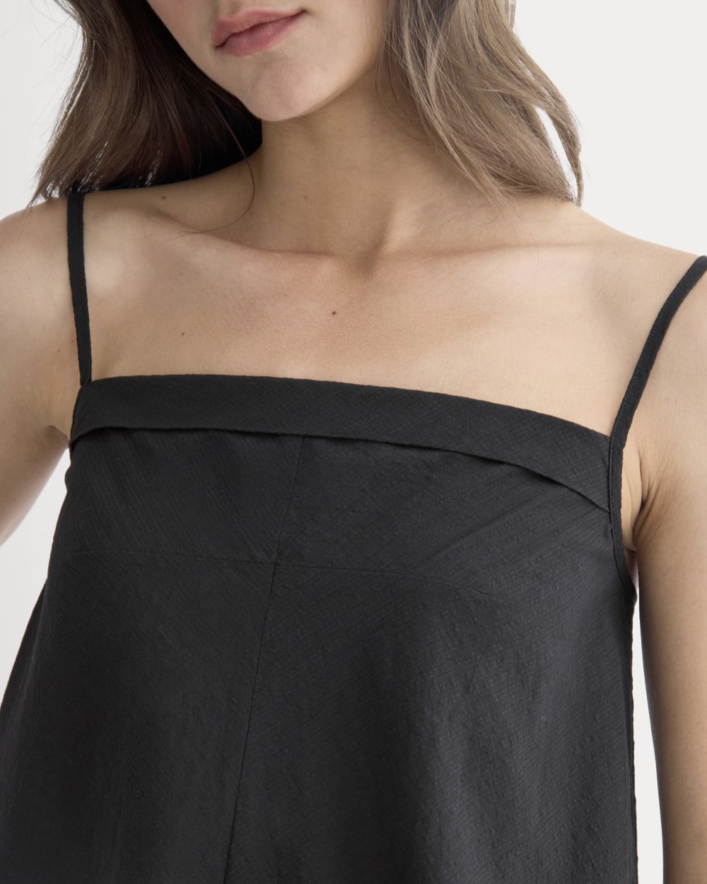 The Flowy Gauze Cami | Black - Image 4