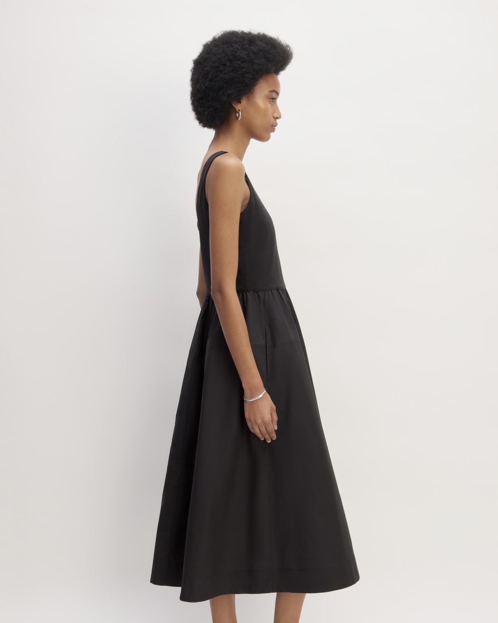The Supima® Jersey Riviera Dress | Black - Image 3