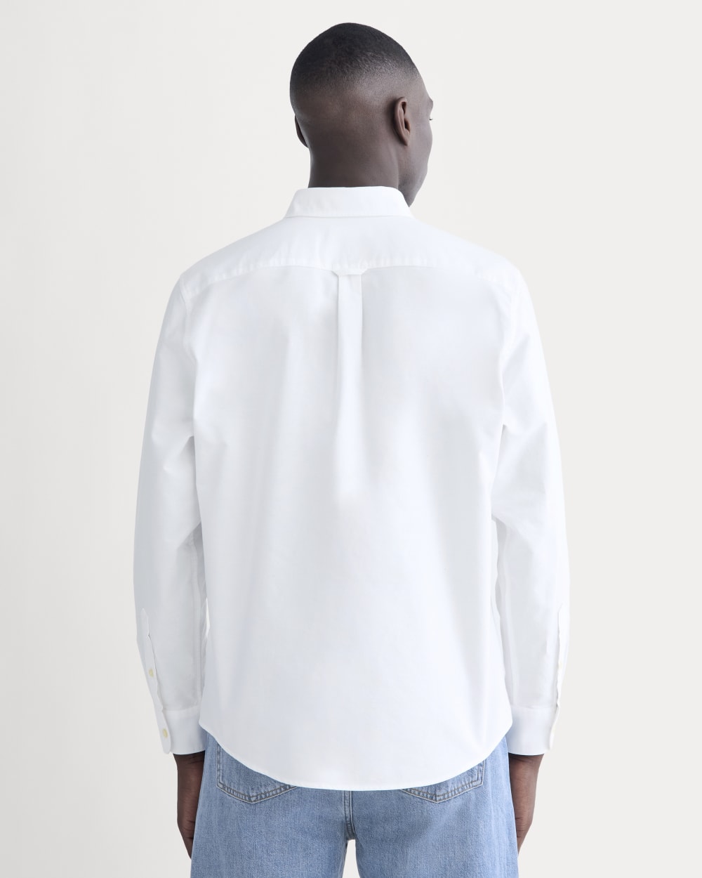 The Slim Oxford Shirt | White | Tall - Image 5