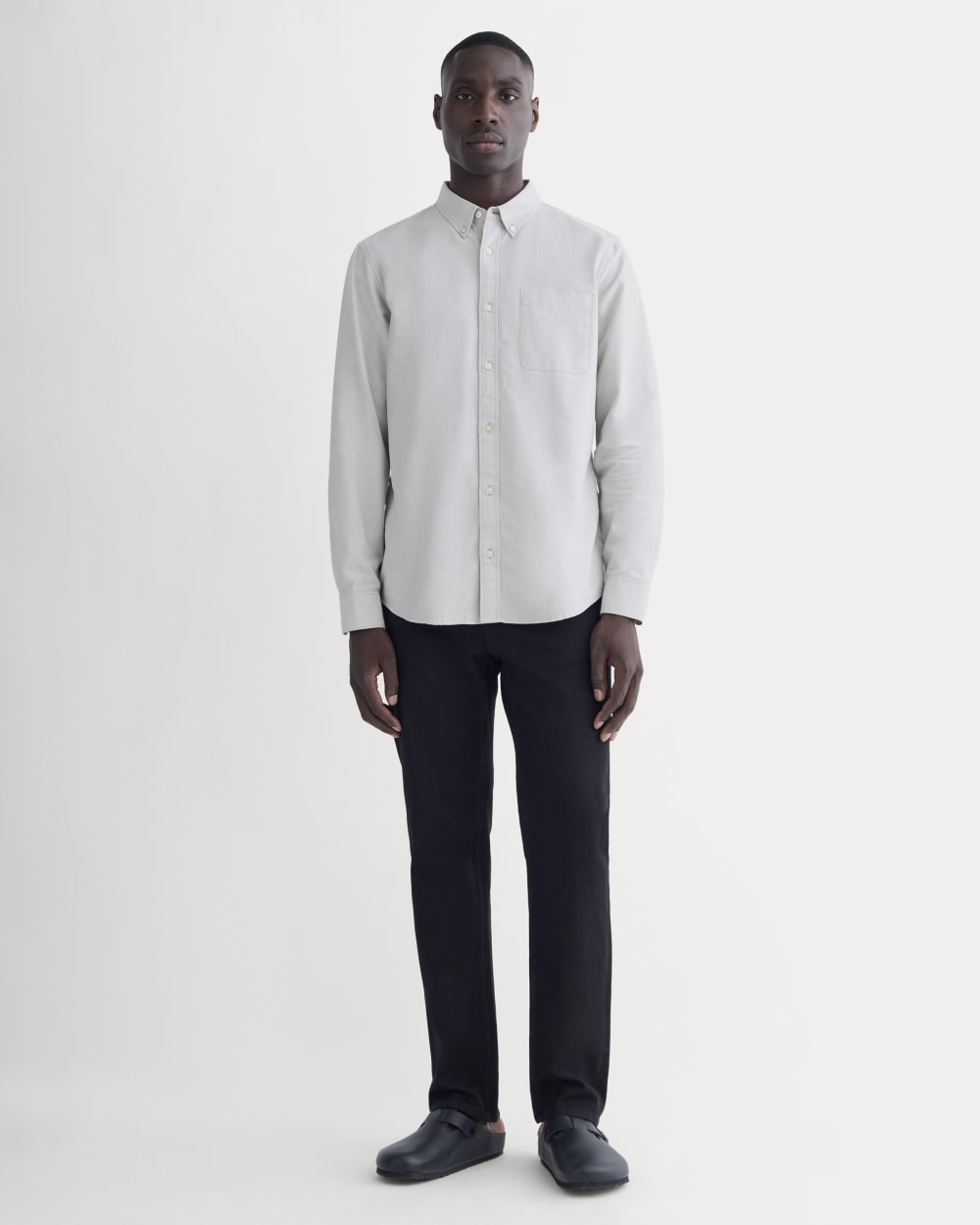 The Slim Oxford Shirt | Grey | Tall - Image 4
