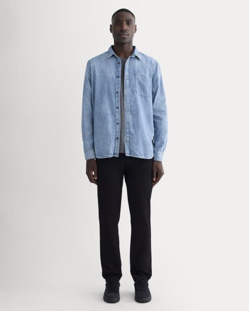 The Relaxed 4-Way Stretch Organic Jean | Uniform | Black