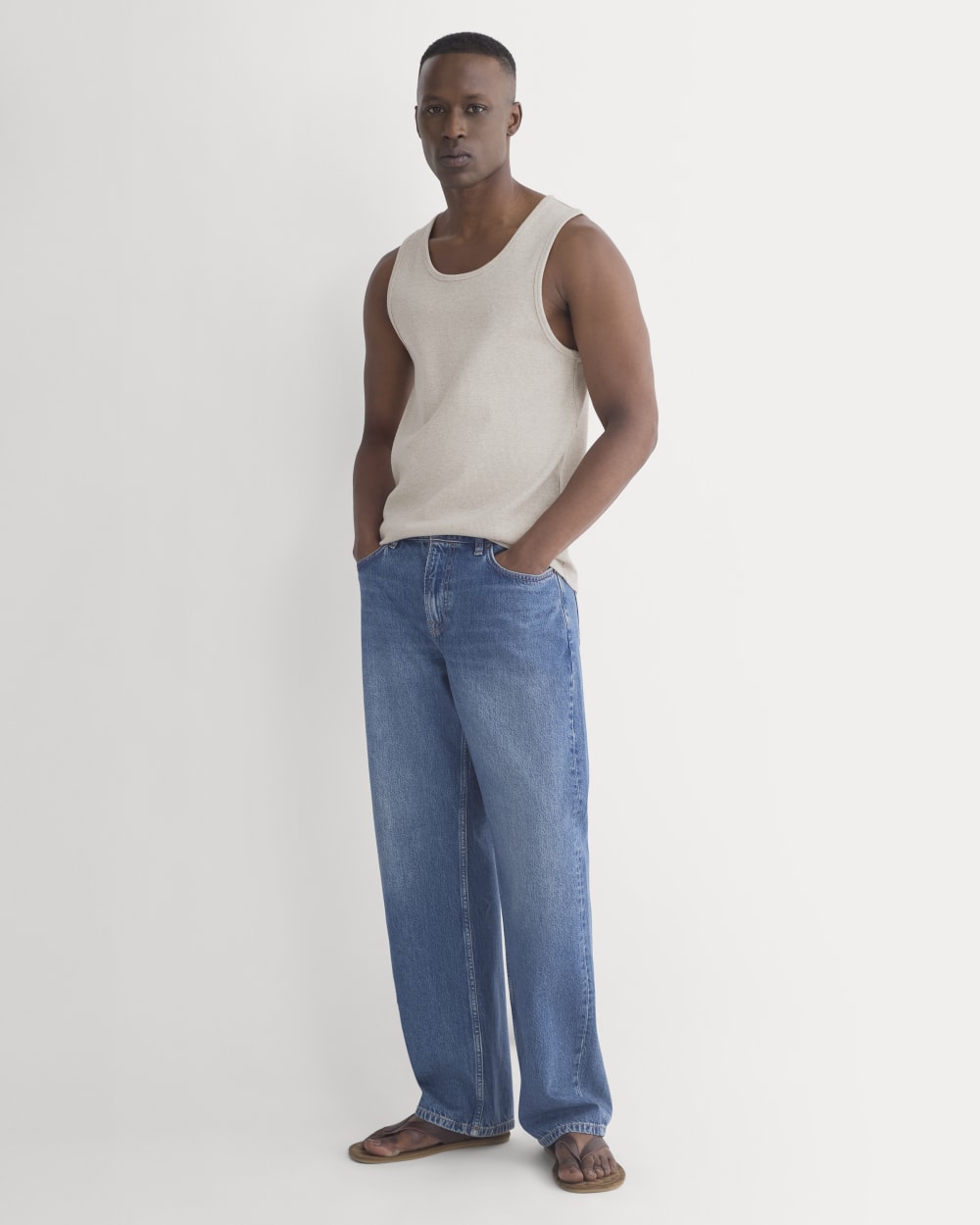 Vintage Rib Tank | Heathered Oatmeal - Image 5