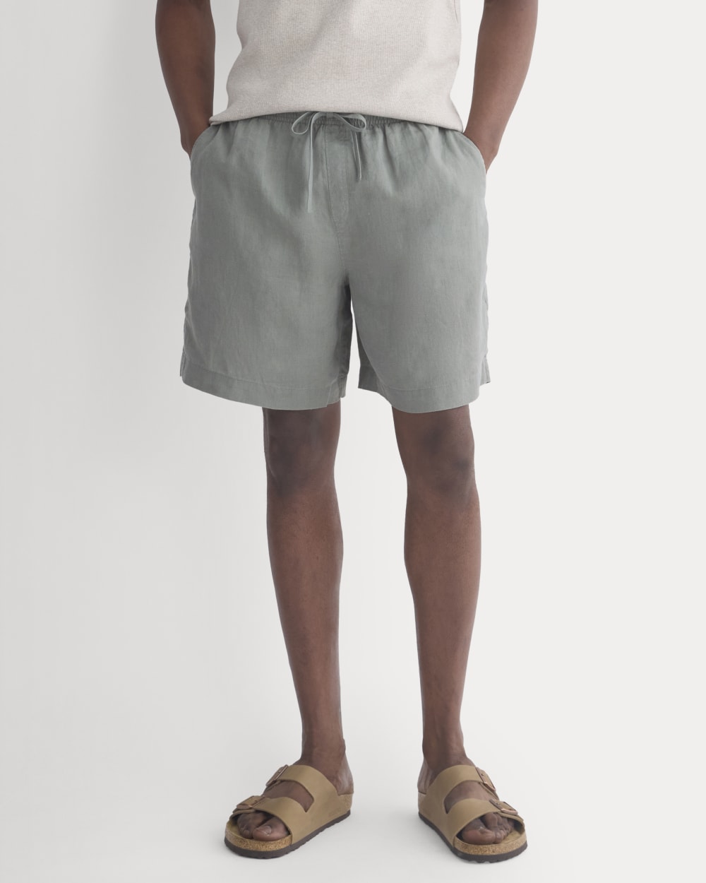 Linen Easy Short | Agave Green - Image 5