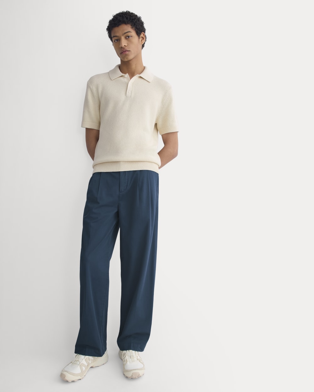 Pull-On Easy Trouser | Midnight Navy - Image 6
