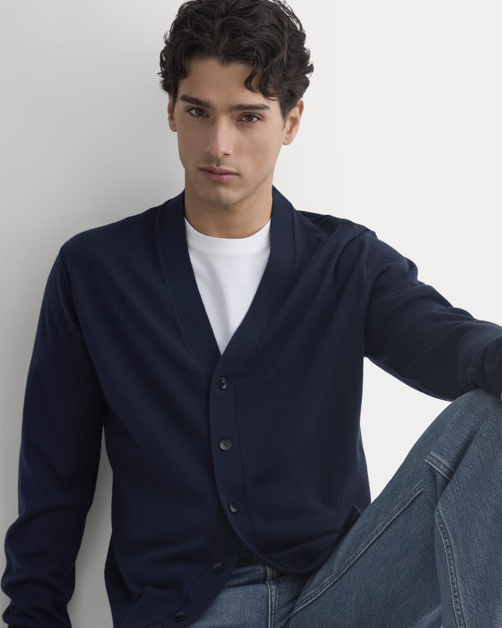 All-Year Cardigan | Navy - Image 7