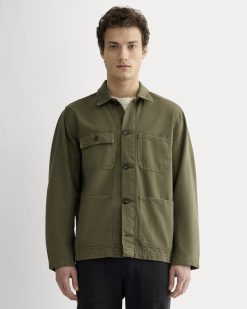 The Denim Utility Jacket | Garment-Dyed Kalamata