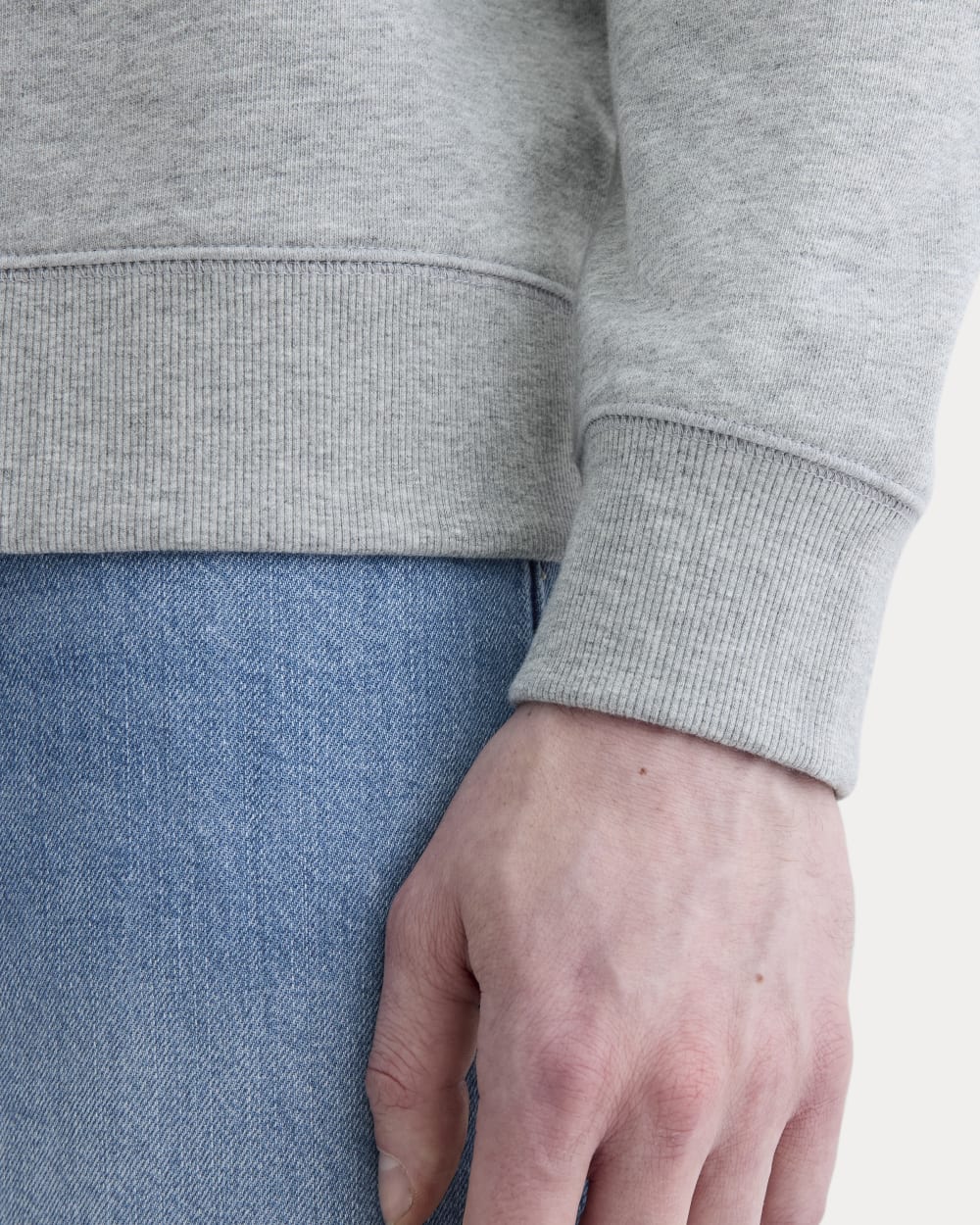 The Off-Duty Terry Crew | Heathered Grey - Image 4