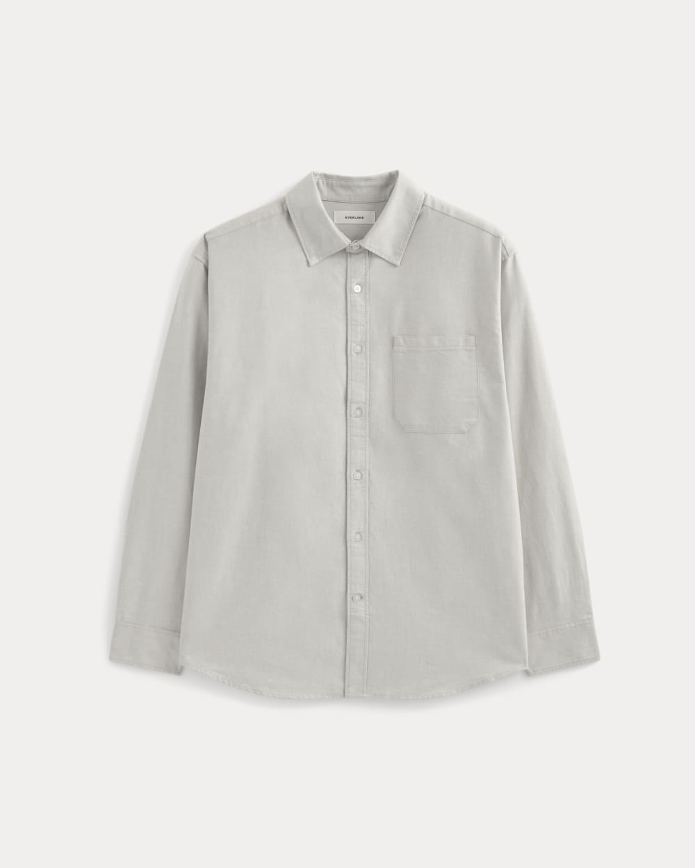 Oversized Oxford Shirt | Grey - Image 2