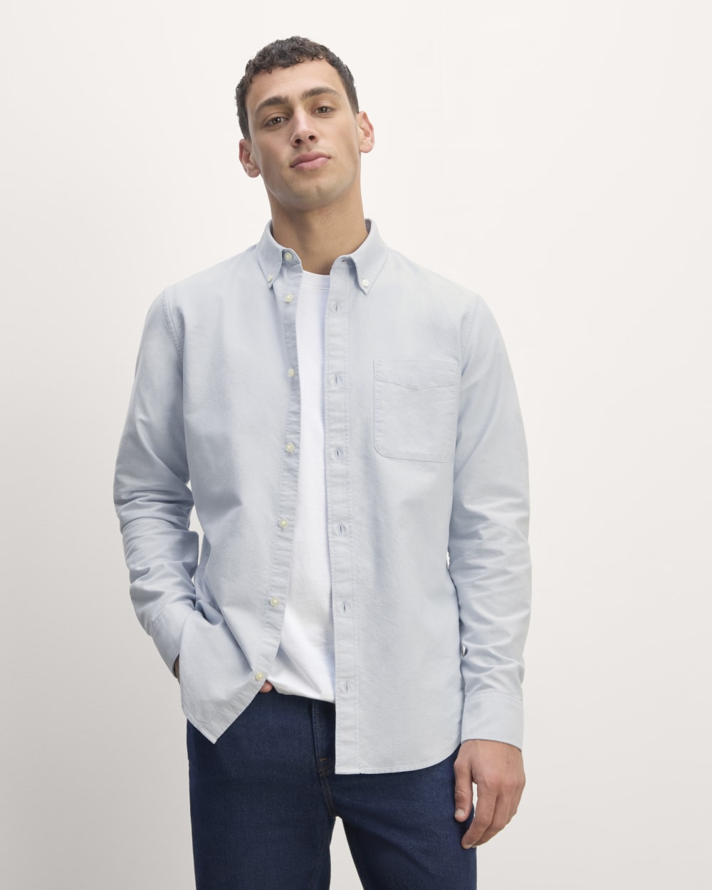 The Slim Oxford Shirt | Light Blue | Tall