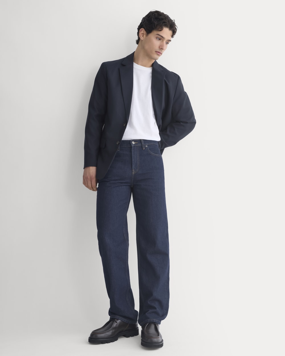 Tropical Wool Blazer | Dark Navy - Image 4