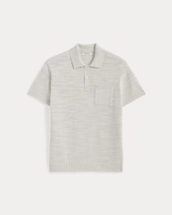 Alternative view of The Cotton Linen Polo | Birch