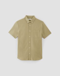Alternative view of The Organic Short Sleeve Oxford Shirt | Cornstalk