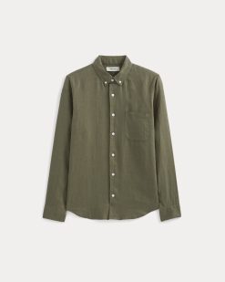 Alternative view of The Classic Shirt in Linen | Kalamata