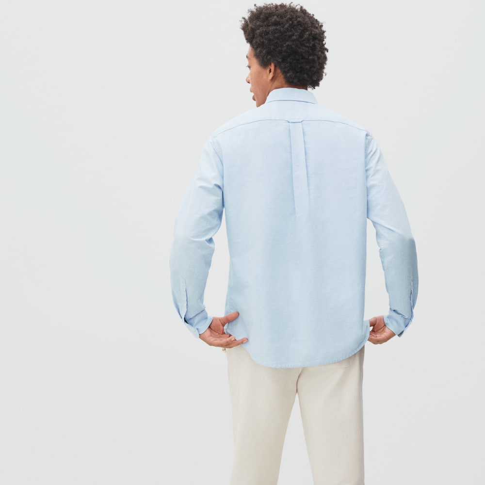 The Standard Fit Japanese Oxford Shirt | Uniform | Light Blue | Standard - Image 5