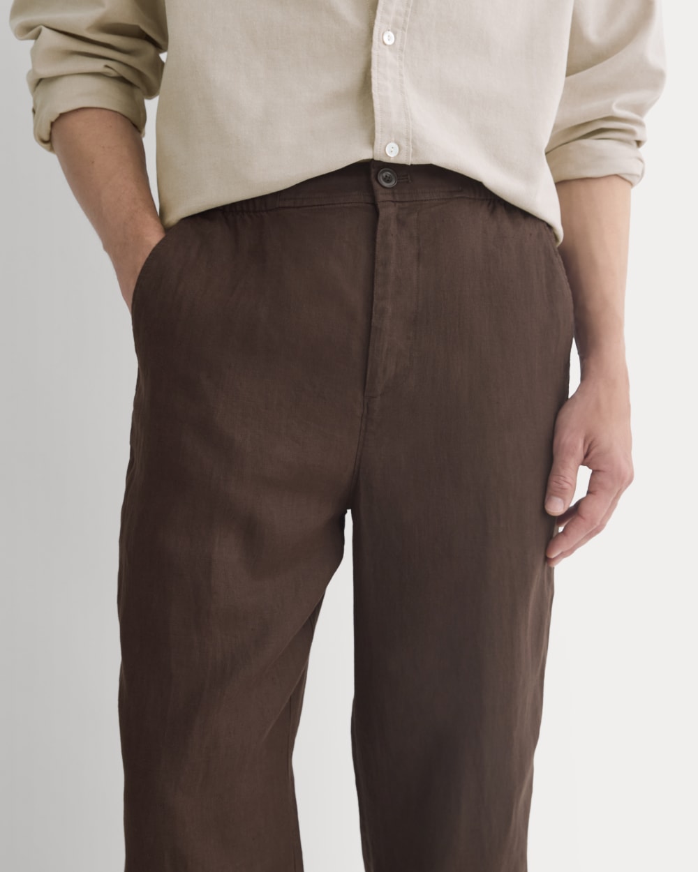 Linen Easy Pant 2.0 | Coffee Bean - Image 5