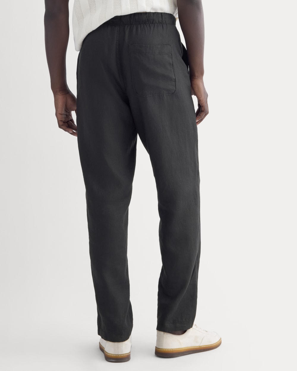 The Linen Easy Pant | Black - Image 5