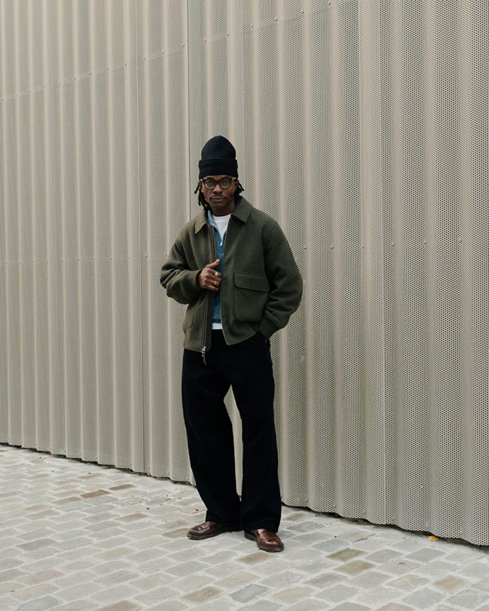 ReWool Flight Jacket | Heather Taupe - Image 8