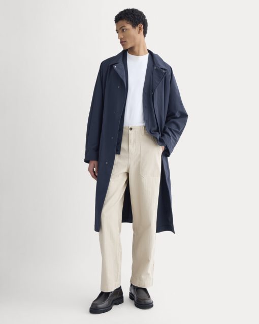 Relaxed Herringbone Fatigue Pants | Peyote